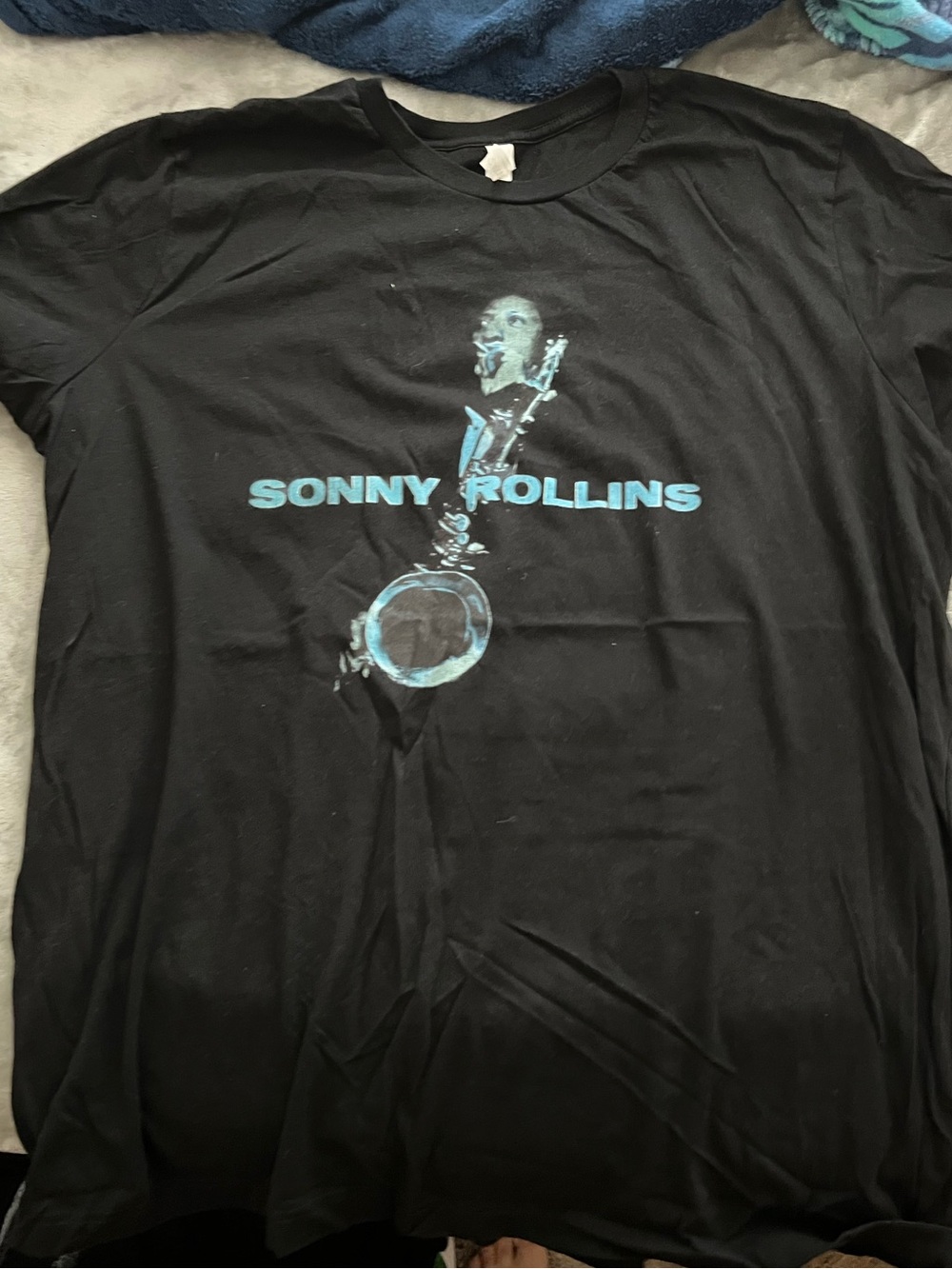 Sonny Rollins Black Graphic Tee - unisex Music Shirt